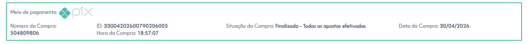 Comprovante de Participação
