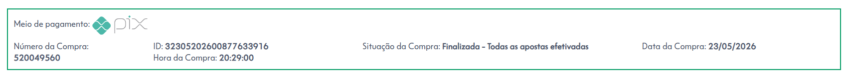 Comprovante de Participação