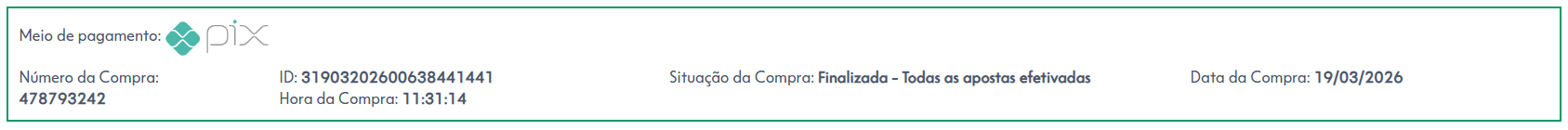 Comprovante de Participação